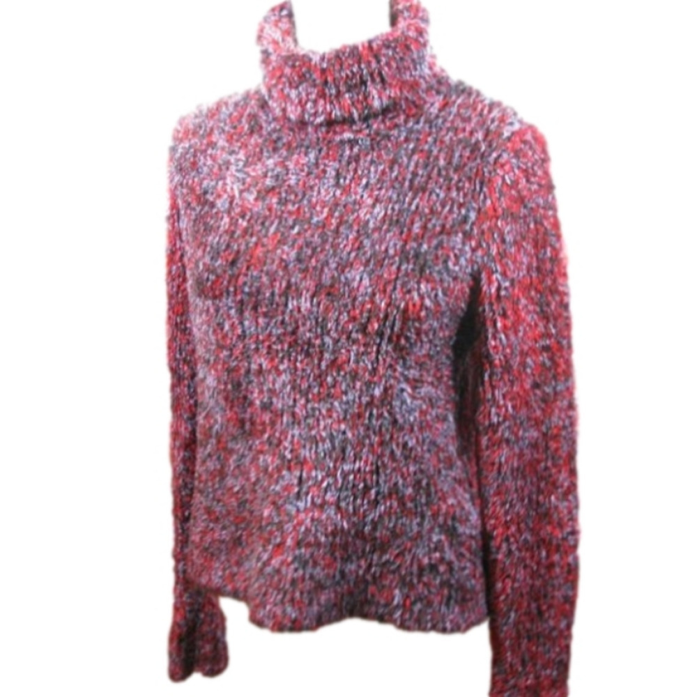 Kiko Red Thick and Warm Turtle Neck Sweater Size Small